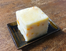 金柑と焙じ茶の浮島