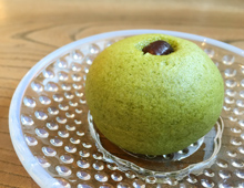 抹茶の饅頭